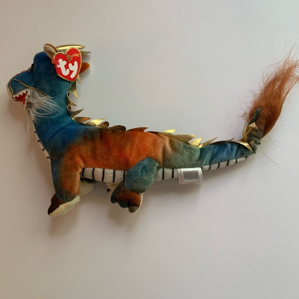 Beanie Babies Zodiac Dragon Year 2000 New